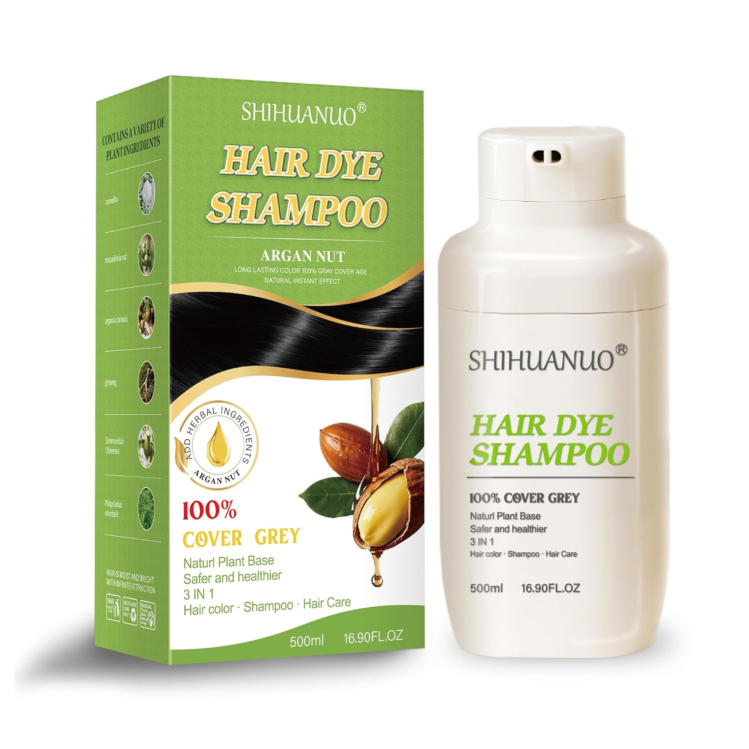 Premium hair care product visual