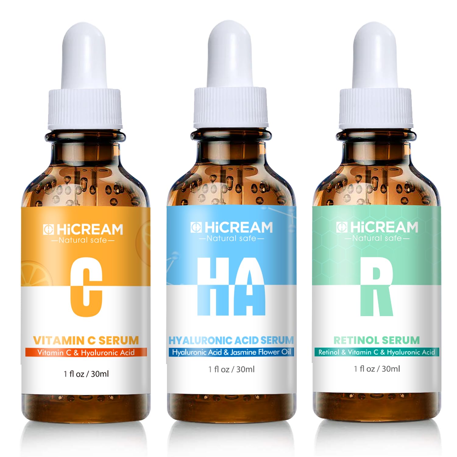Vitamin C with hyaluronic acid