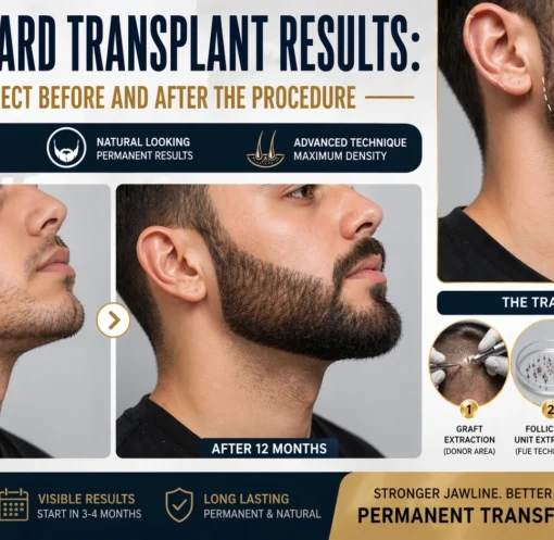 jawline beard transplant
