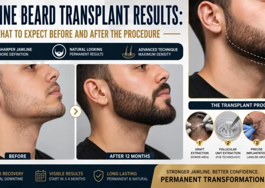 jawline beard transplant