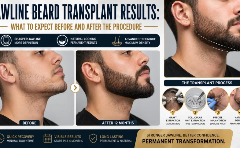 jawline beard transplant