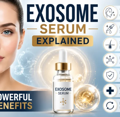 Exosome serum for glowing skin