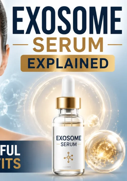 Exosome serum for glowing skin