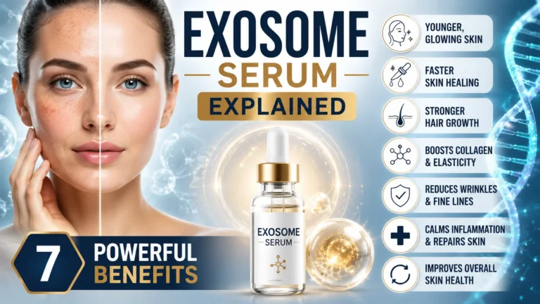 Exosome serum for glowing skin