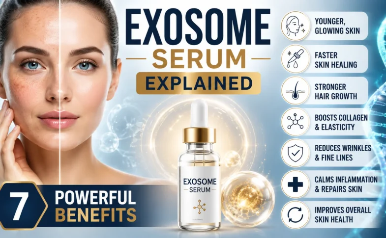 Exosome serum for glowing skin