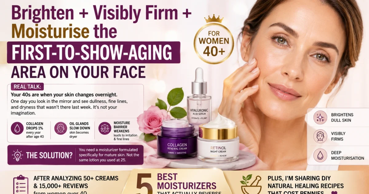 moisturiser at 40