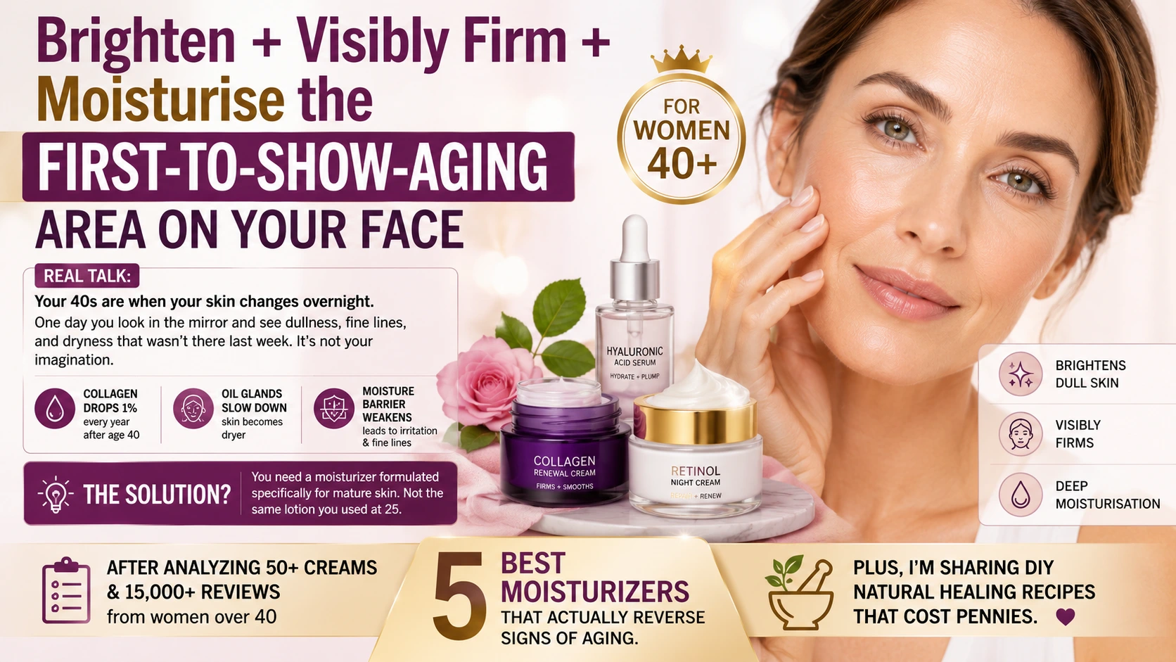 moisturiser at 40