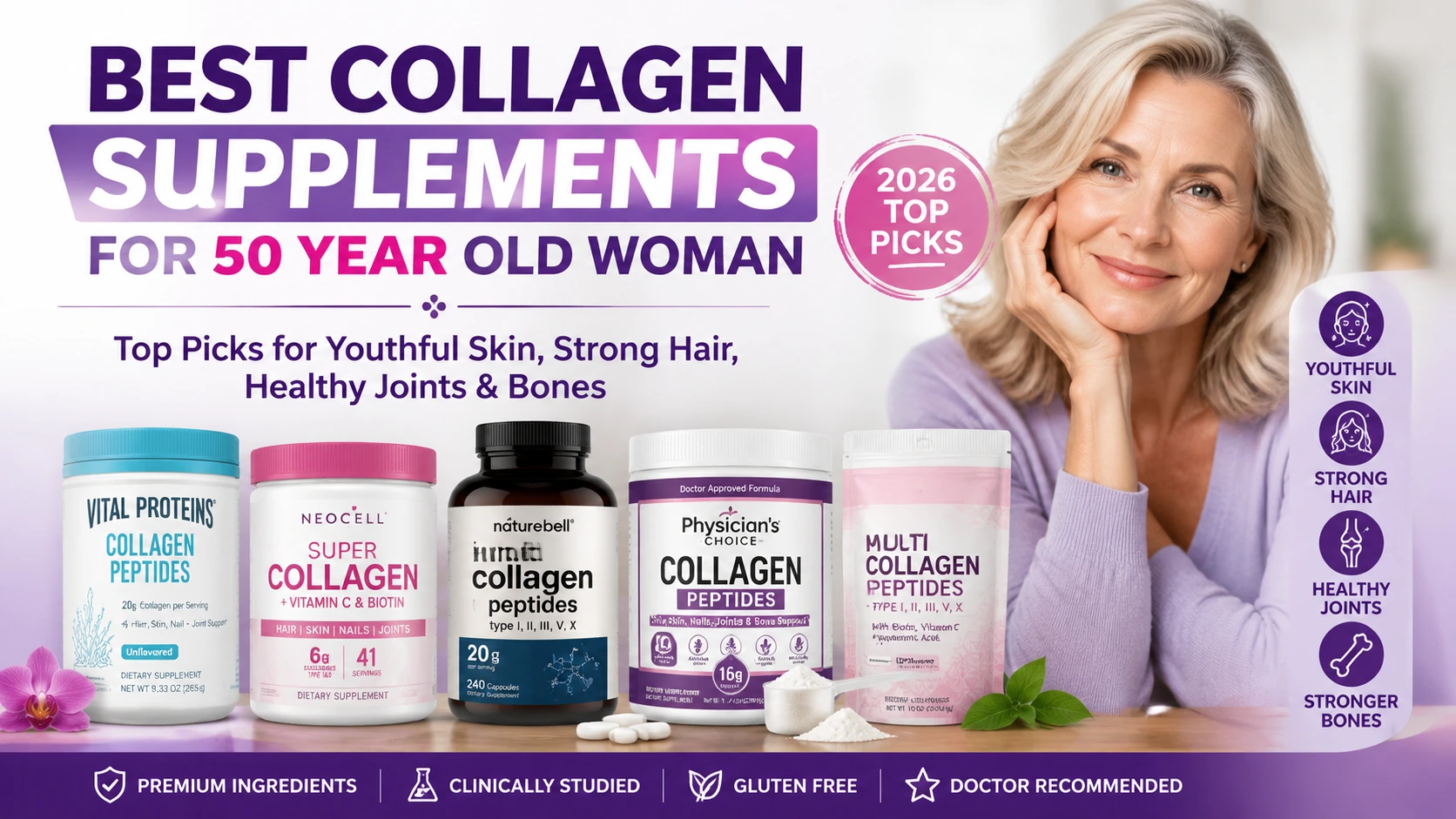 Best collagen supplements for women 50+