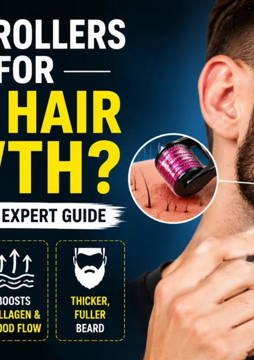 Do dermarollers help grow facial hair?