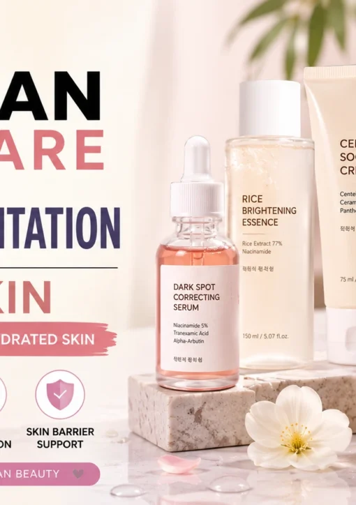 Korean skincare for even skin