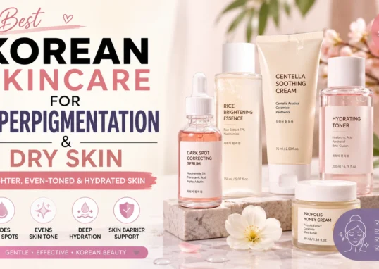 Korean skincare for even skin