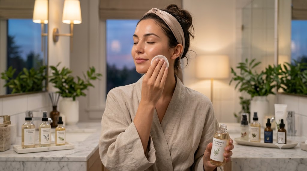 toner for skin at night